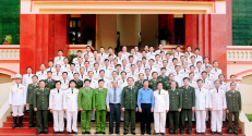 Lãnh đạo BCA, thăm và làm việc tại Bắc Giang